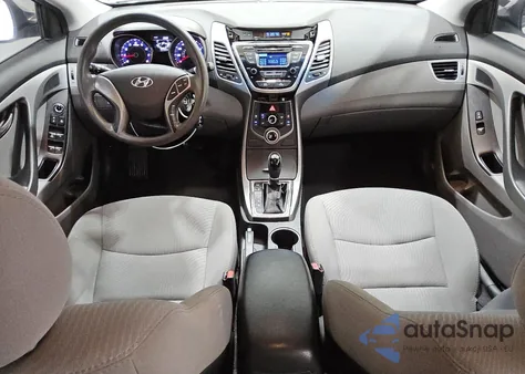 2016 Hyundai Elantra Se из США, поврежденный, VIN 5NPDH4AEXGH696973